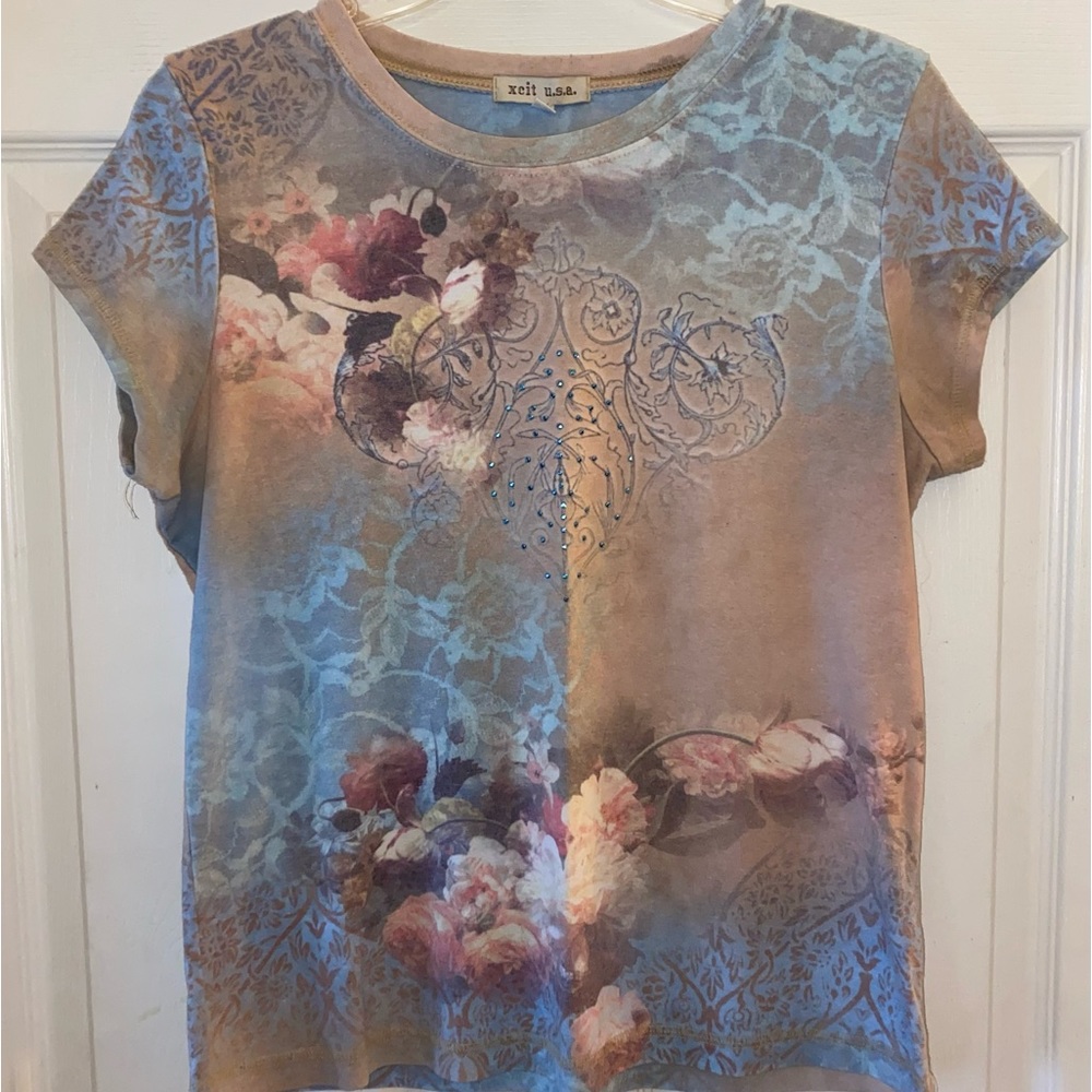xcit U.S.A. Short Sleeve Top